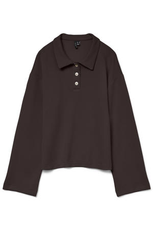 sweater Plus Size - donkerbruin