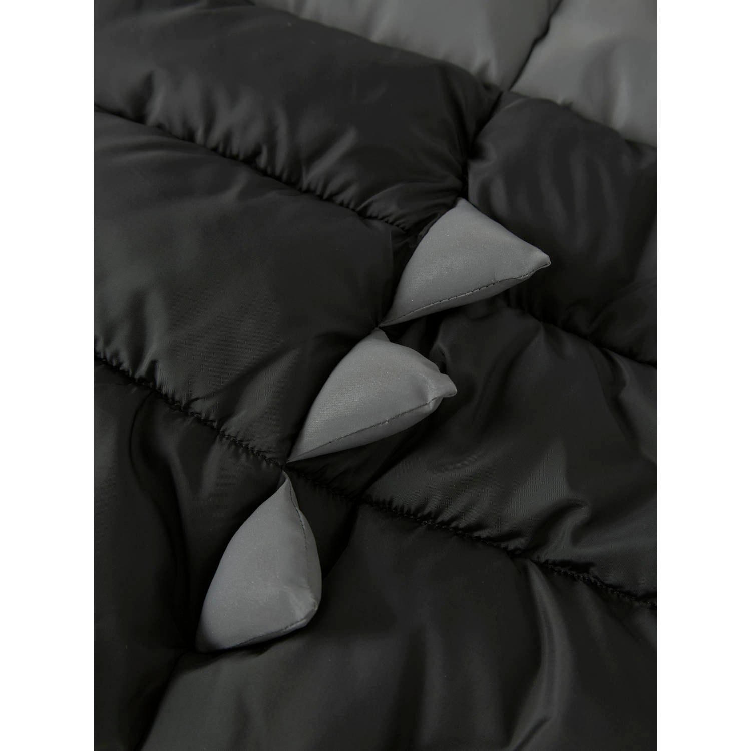 NAME IT MINI winterjas zwart grijs