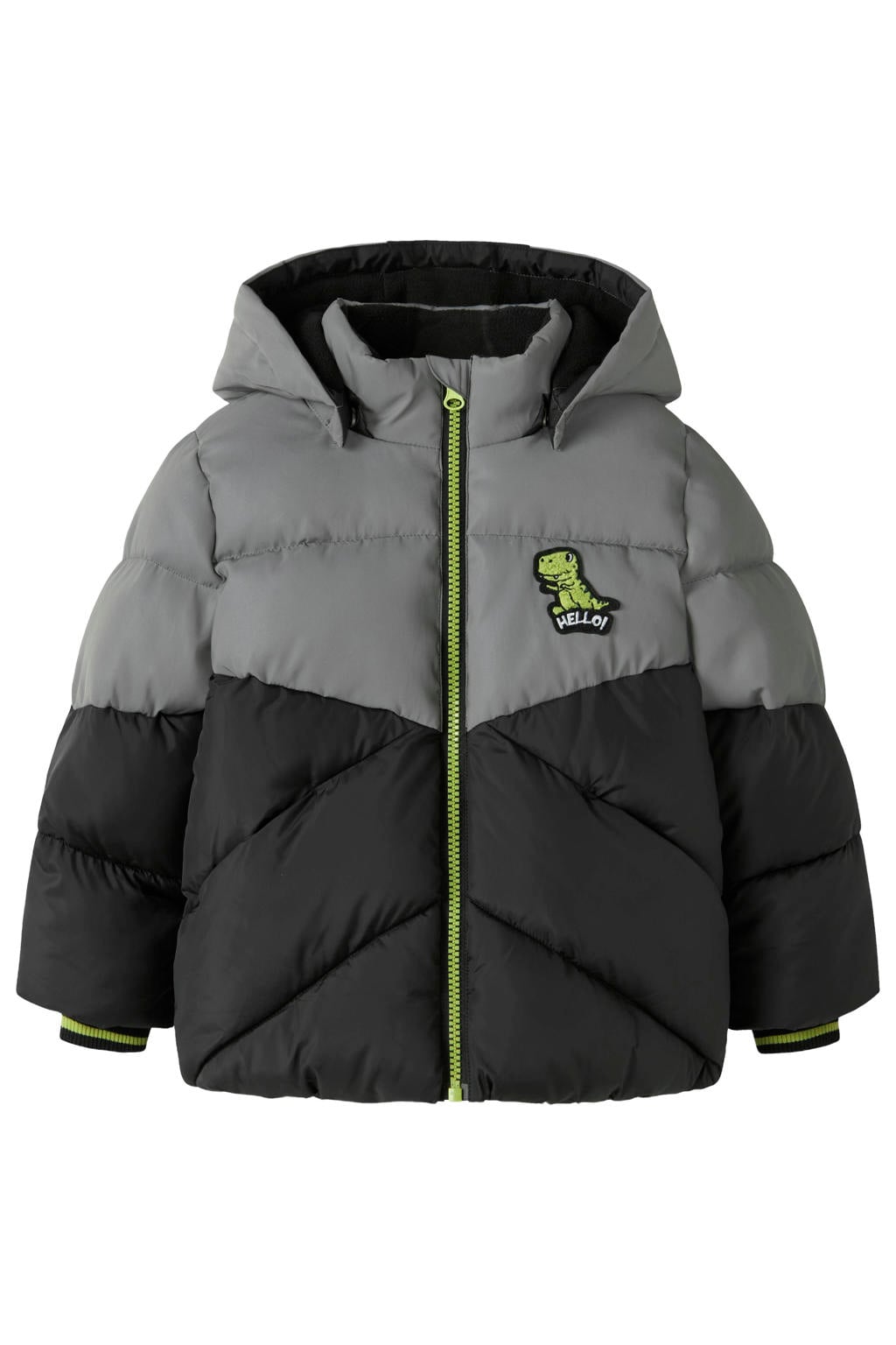 NAME IT MINI winterjas - zwart/grijs