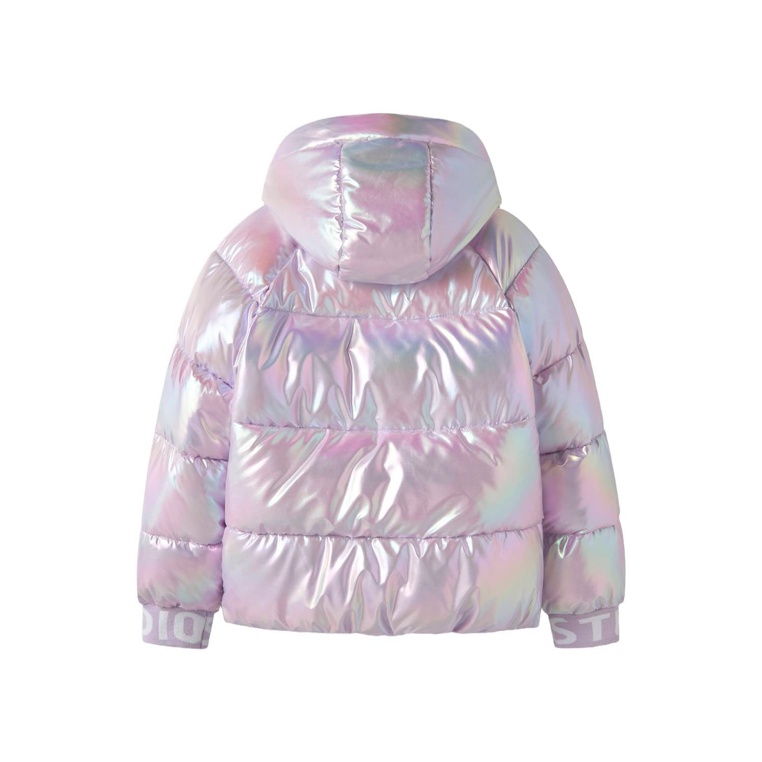 NAME IT KIDS winterjas paars