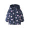 NAME IT MINI winterjas met hartjes - blauw