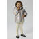 NAME IT MINI winterjas - beige/roze/groen