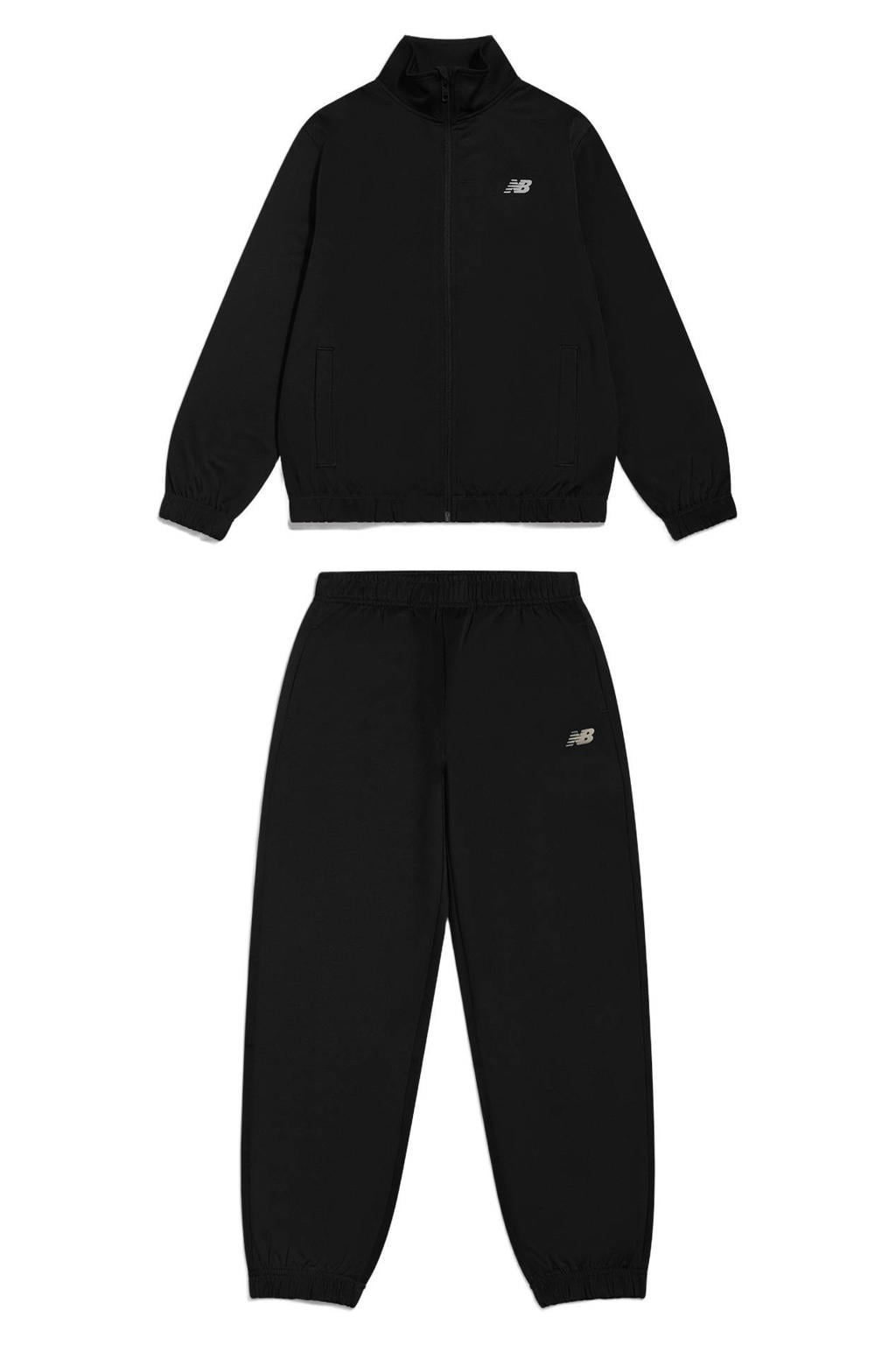 New Balance joggingpak met opstaande kraag - zwart