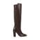 BRONX New-Americana leren laarzen met blokhak - donkerbruin