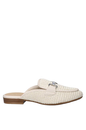 rieten slippers - ecru