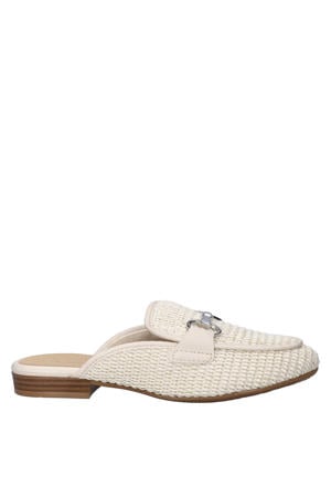 rieten slippers - ecru