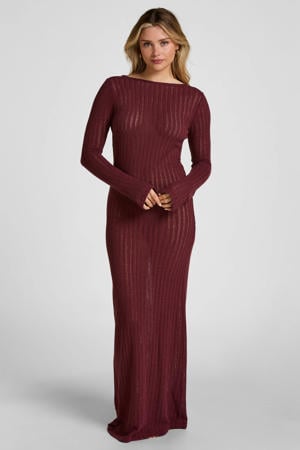Coastal Muse gebreide strandjurk - paars
