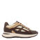 ESPRIT suèdelook sneakers - bruin