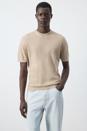 regular fit T-shirt - beige