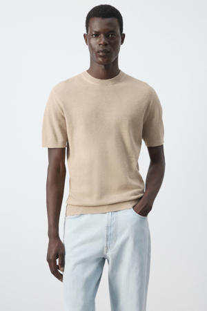 regular fit T-shirt - beige