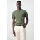 Mango Man regular fit T-shirt - middengroen