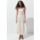 Mango midi rok - beige