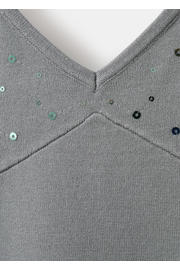 thumbnail: Mango top met pailletten - grijs