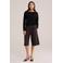WE Fashion gebreide trui met pailletten - zwart