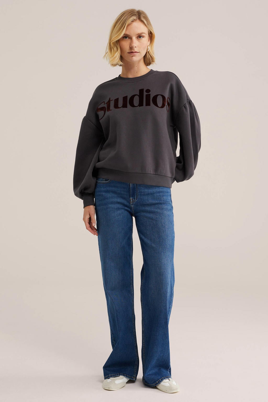 WE Fashion sweater - grijs