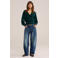 WE Fashion gebreide trui met wol - groen