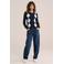WE Fashion geruite vest - blauw