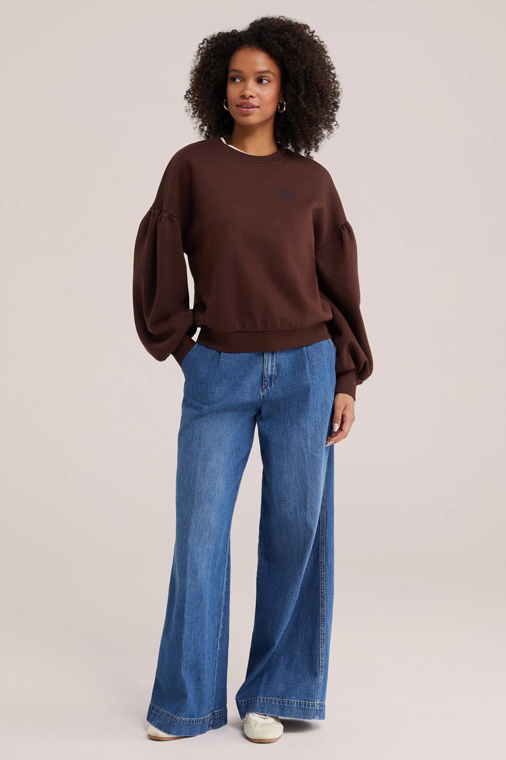WE Fashion sweater - bruin