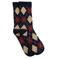 WE Fashion geruite sokken donkerblauw