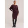 WE Fashion jurk - aubergine