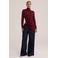 WE Fashion gebreide trui met wol - donkerrood
