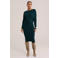 WE Fashion jurk- donkergroen