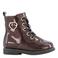 Graceland lakleren enkelboots - aubergine