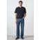 Mango Man regular fit T-shirt - donkerblauw