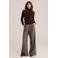 WE Fashion coltrui met wol - donkerbruin