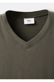 thumbnail: Mango Man slim fit T-shirt - beige/kaki