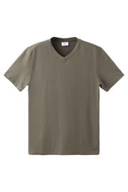 thumbnail: Mango Man slim fit T-shirt - beige/kaki
