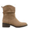 Graceland suèdelook enkellaarzen - beige