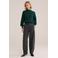 WE Fashion katoenen gebreide trui - groen