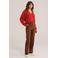 WE Fashion wollen gebreid vest - rood