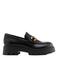 Graceland chunky imitatieleren loafers - zwart