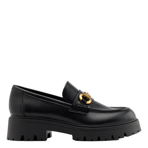 Graceland chunky imitatieleren loafers zwart