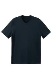 thumbnail: Mango Man slim fit T-shirt - marineblauw