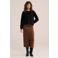 WE Fashion gebreid vest met wol - zwart
