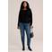 WE Fashion Curve trui Plus Size - zwart