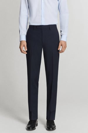 viscose broek - donkerblauw