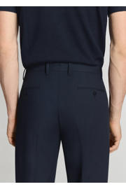 thumbnail: Mango Man viscose broek - donkerblauw
