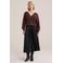 WE Fashion gebreid vest met wol - donkerbruin