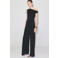 Mango viscose jumpsuit - zwart