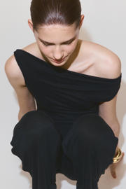 thumbnail: Mango viscose jumpsuit - zwart