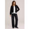 WE Fashion jacquard jas - zwart