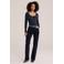 WE Fashion aansluitende top - donkerblauw