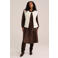WE Fashion Curve teddy gilet - wit