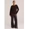 WE Fashion gebreid vest met wol - bruin