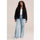 WE Fashion Plus Size jacquard jas - zwart