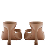 thumbnail: Mango lakleren muiltjes met naaldhak - beige